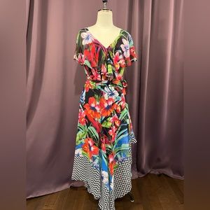 Bianca Nygard wrap floral dress